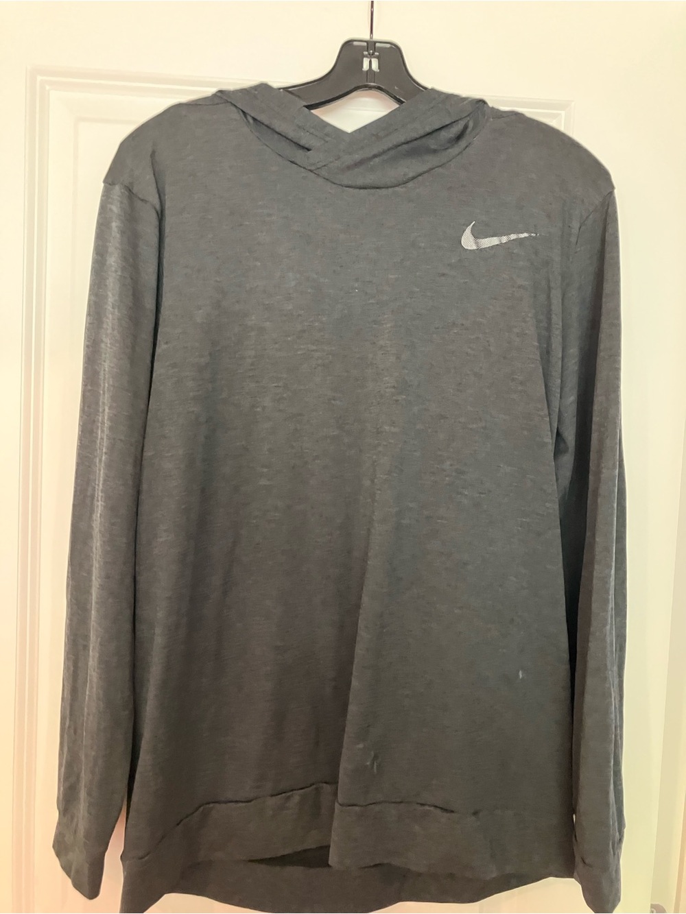 Nike Men’s Gray Crewneck Hoodie Dri Fit